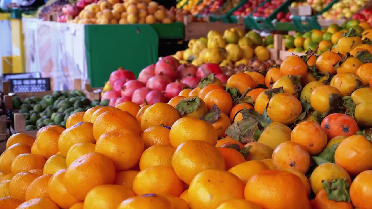 Free Stock Video Various Fruits In The Street Market Live Wallpaper