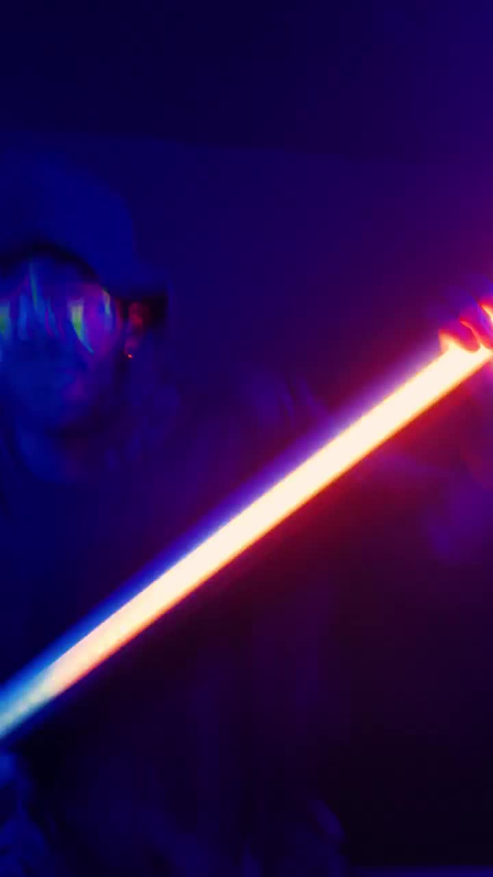 Free Stock Video Urban Dancer Dancing With A Light Bar In His Hands Live Wallpaper