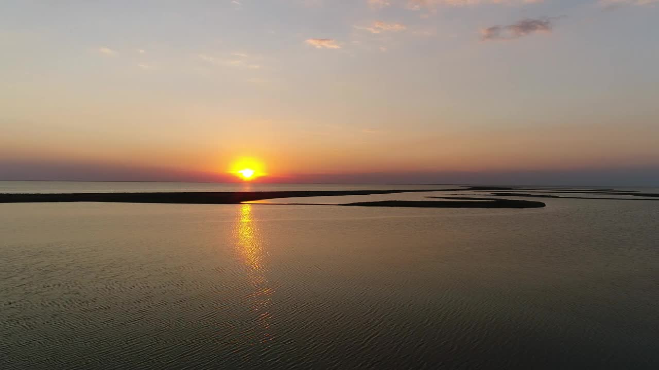 Free Stock Video Unusual Islands In Sea At Sunset Live Wallpaper