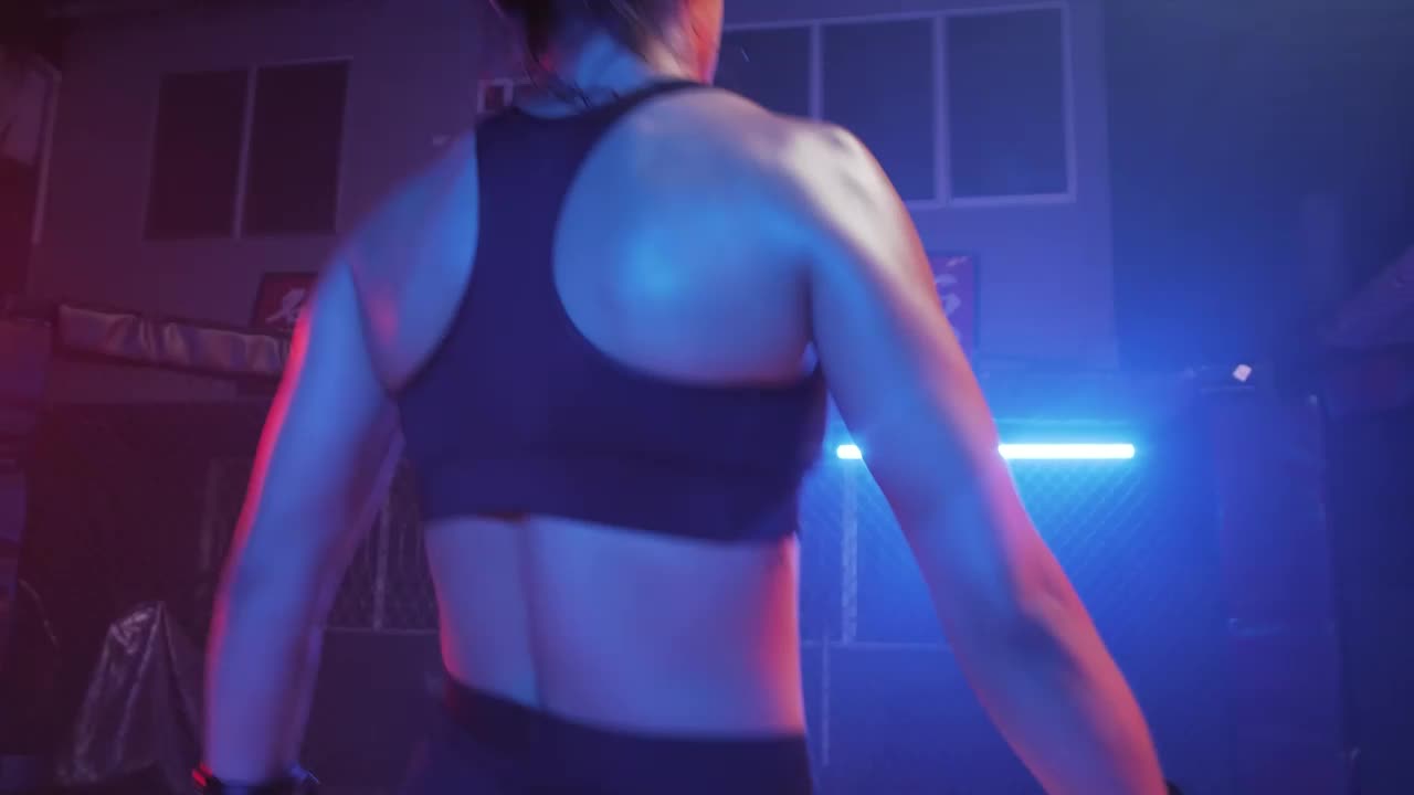 Free Stock Video Two Women In A Ring Prior To A Mixed Martial Live Wallpaper