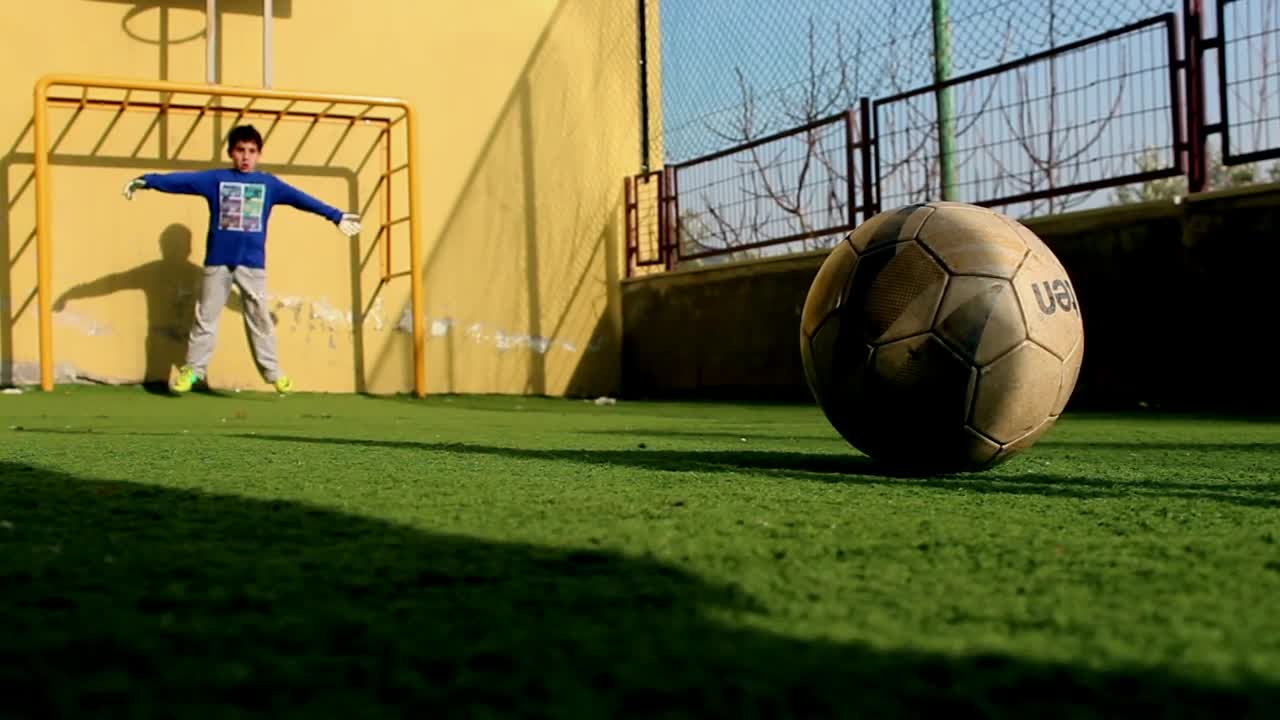 Free Stock Video Two Children Playing Soccer Shootouts Live Wallpaper
