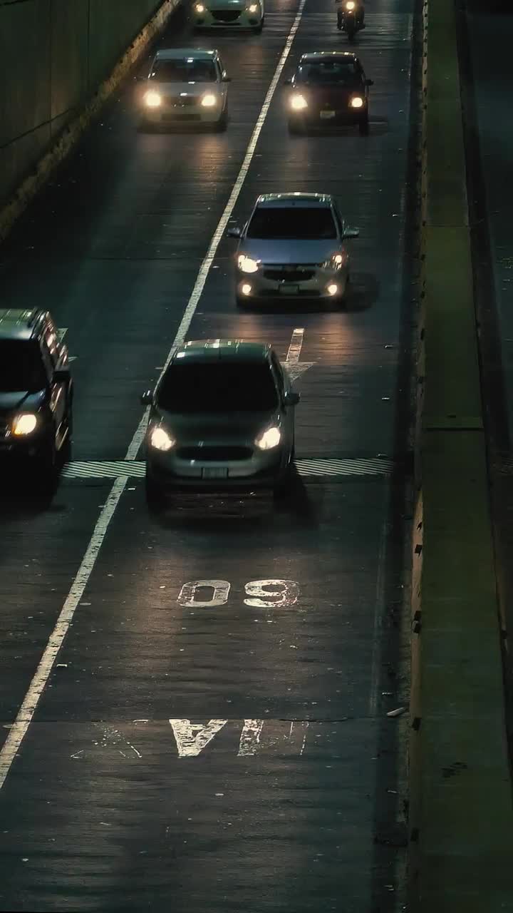 Free Stock Video Two Avenues With Many Cars Traveling At Night Live Wallpaper