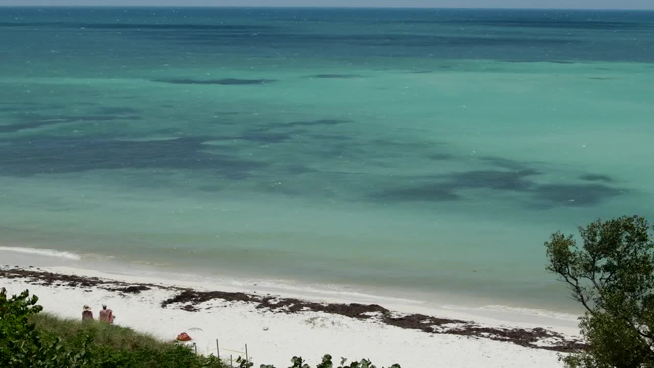 Free Stock Video Turquoise Blue Sea Seen From The Heights Live Wallpaper