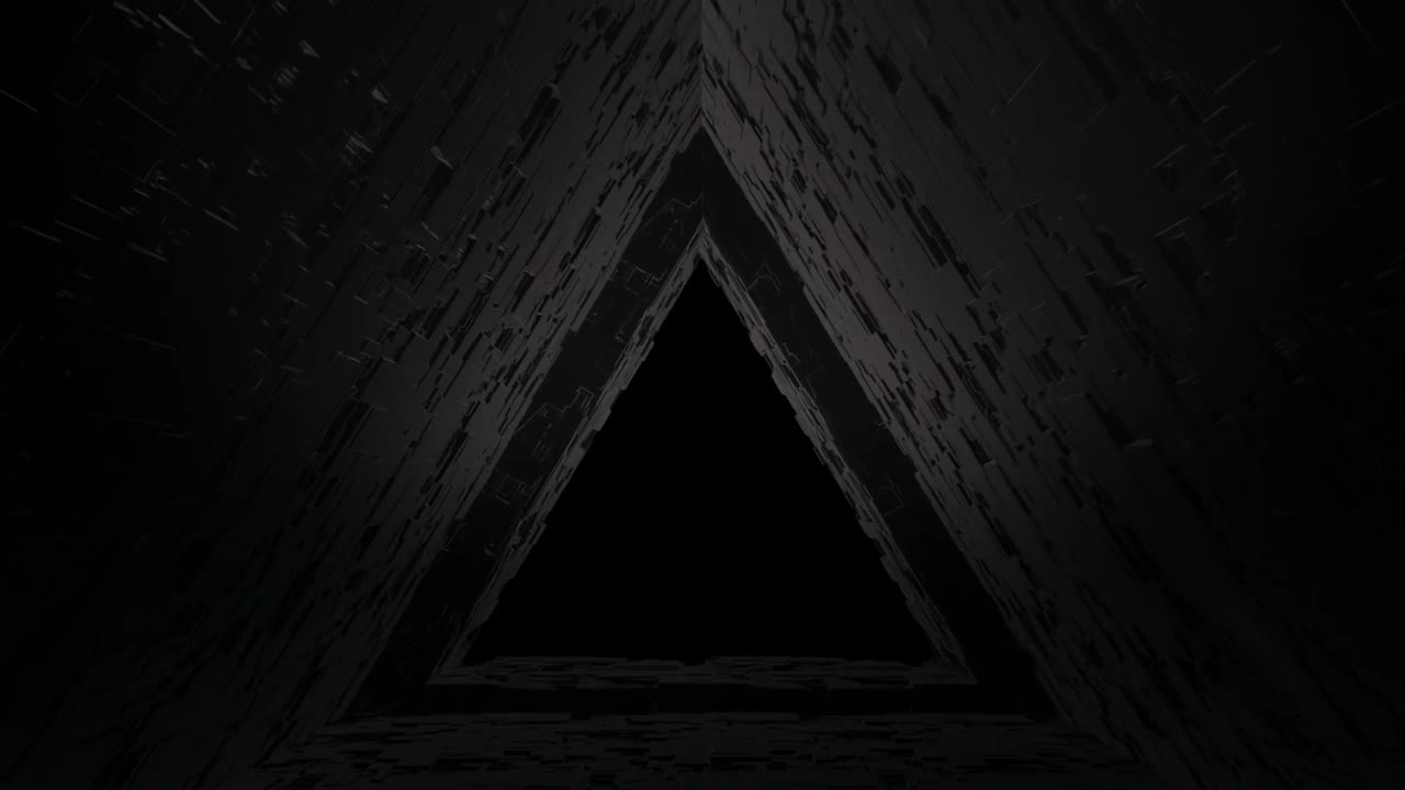 Free Stock Video Tunnel With Triangular Light Frame Entrance Live Wallpaper