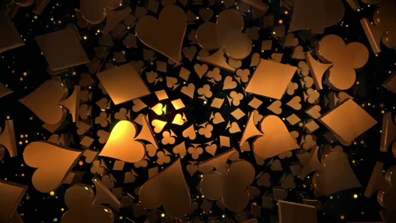Free Stock Video Tunnel Of Poker Figures Flying In Circles Live Wallpaper
