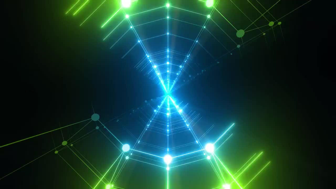 Free Stock Video Tube Made Of Dots And Lines Of Lights Live Wallpaper
