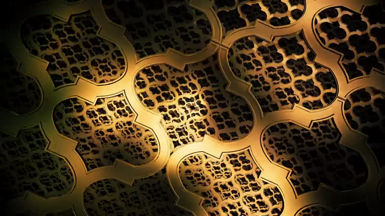 Free Stock Video Traveling Through Golden Hindu Style Plates In D Live Wallpaper