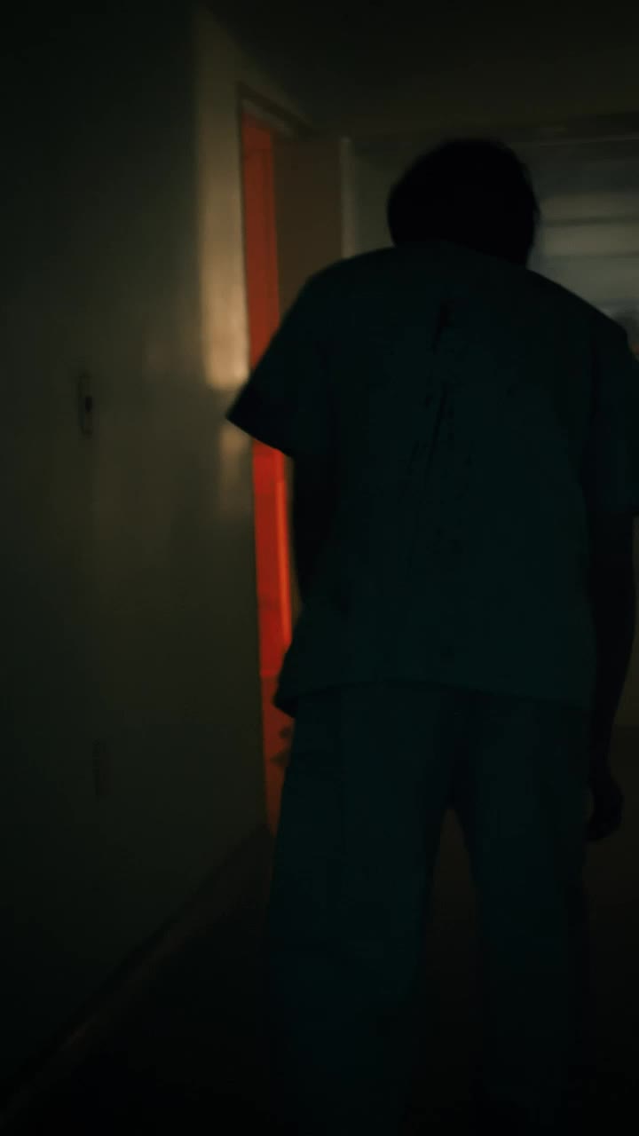 Free Stock Video Zombie Prowling The Corridors Of A Hospital Live Wallpaper