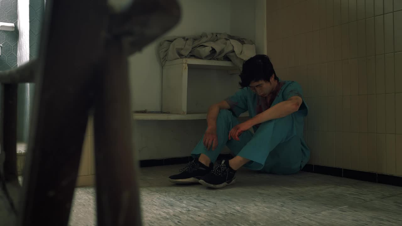 Free Stock Video Zombie Breathing Painfully On The Ground Live Wallpaper