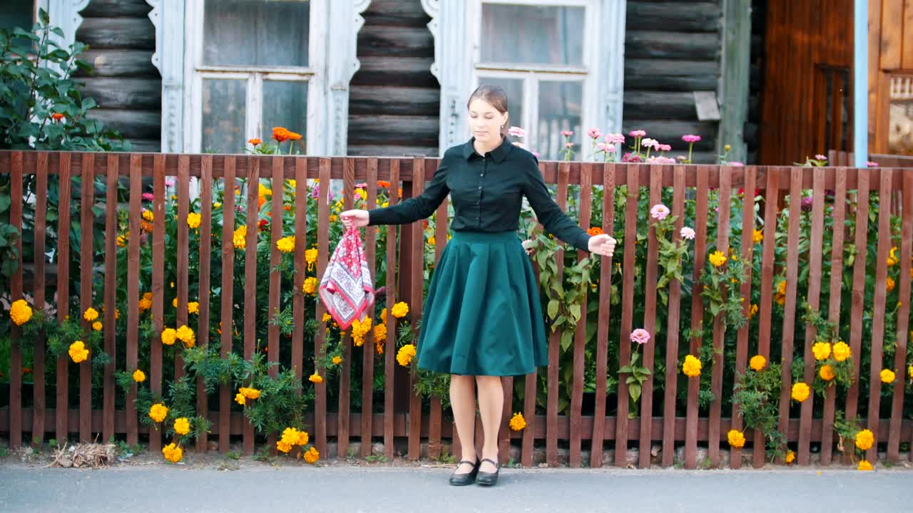 Free Stock Video Young Woman Tap Dancing Happily In The Street Live Wallpaper