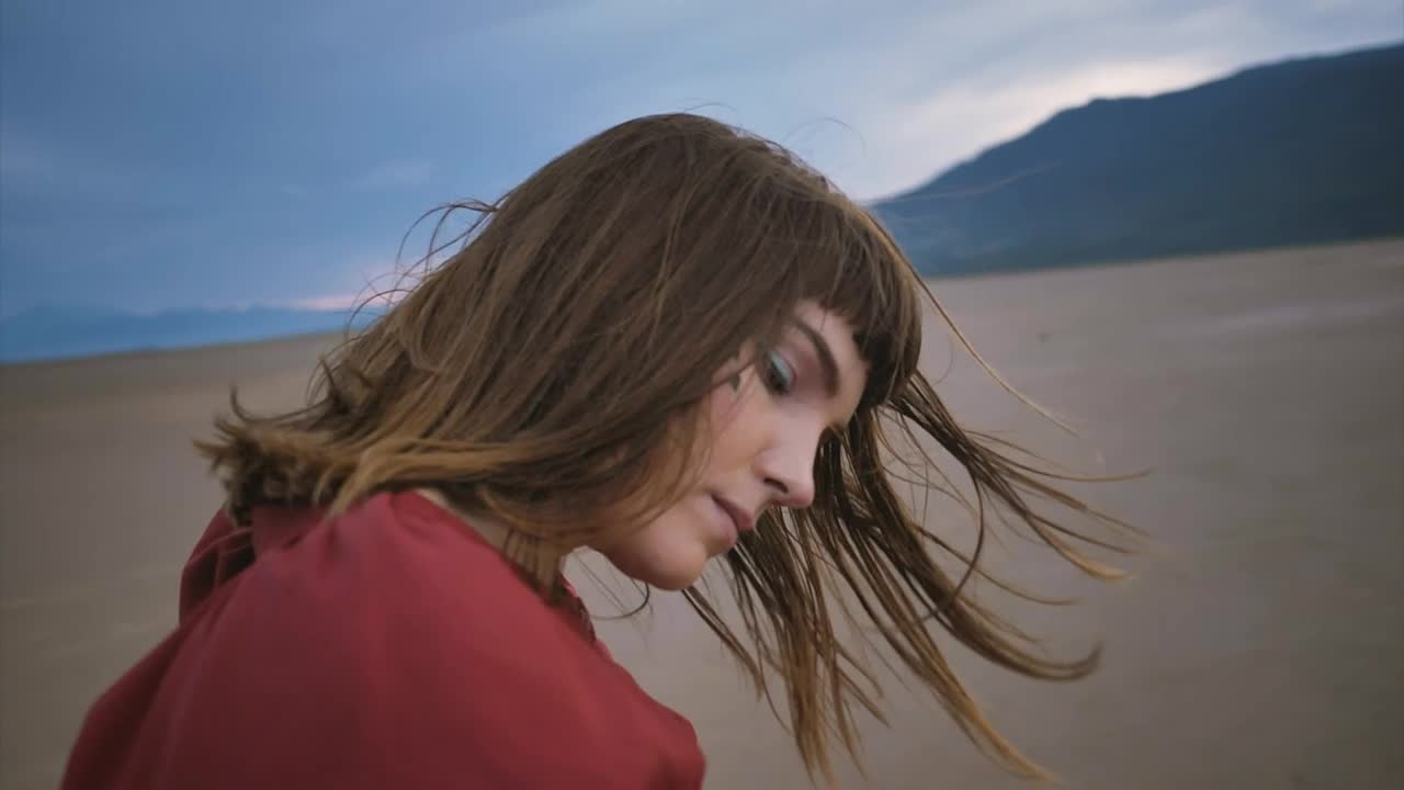 Free Stock Video Young Woman Meditating In Prayer Pose In The Middle Of Live Wallpaper