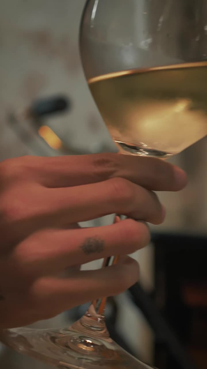 Free Stock Video Young Woman Drinking Champagne From A Glass Live Wallpaper