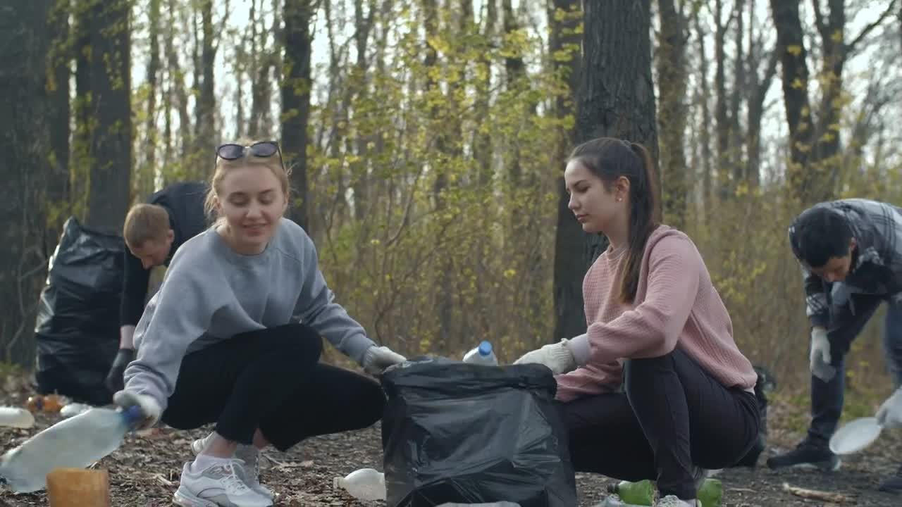 Free Stock Video Young Volunteers Caring For The Environment Live Wallpaper