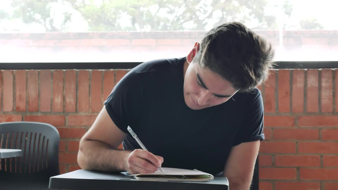Free Stock Video Young Students Copying The Blackboard In A Classroom Live Wallpaper