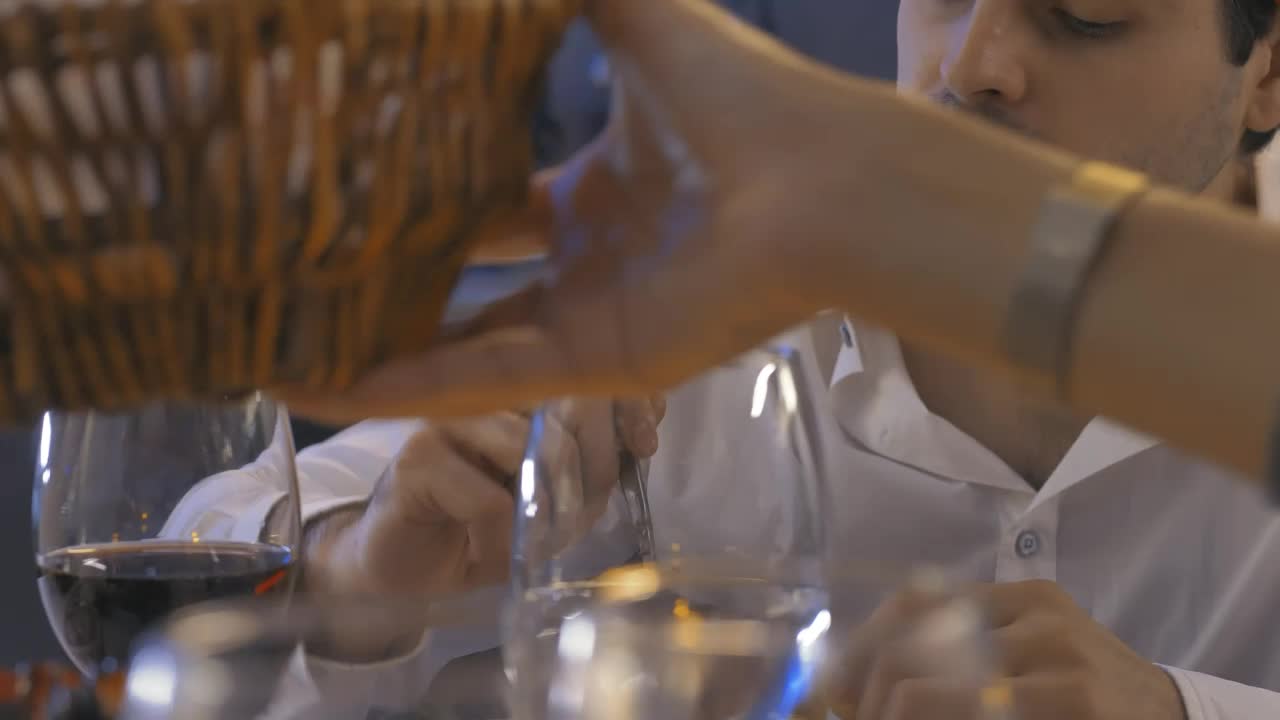 Free Stock Video Young Man Having Dinner At Christmas Live Wallpaper