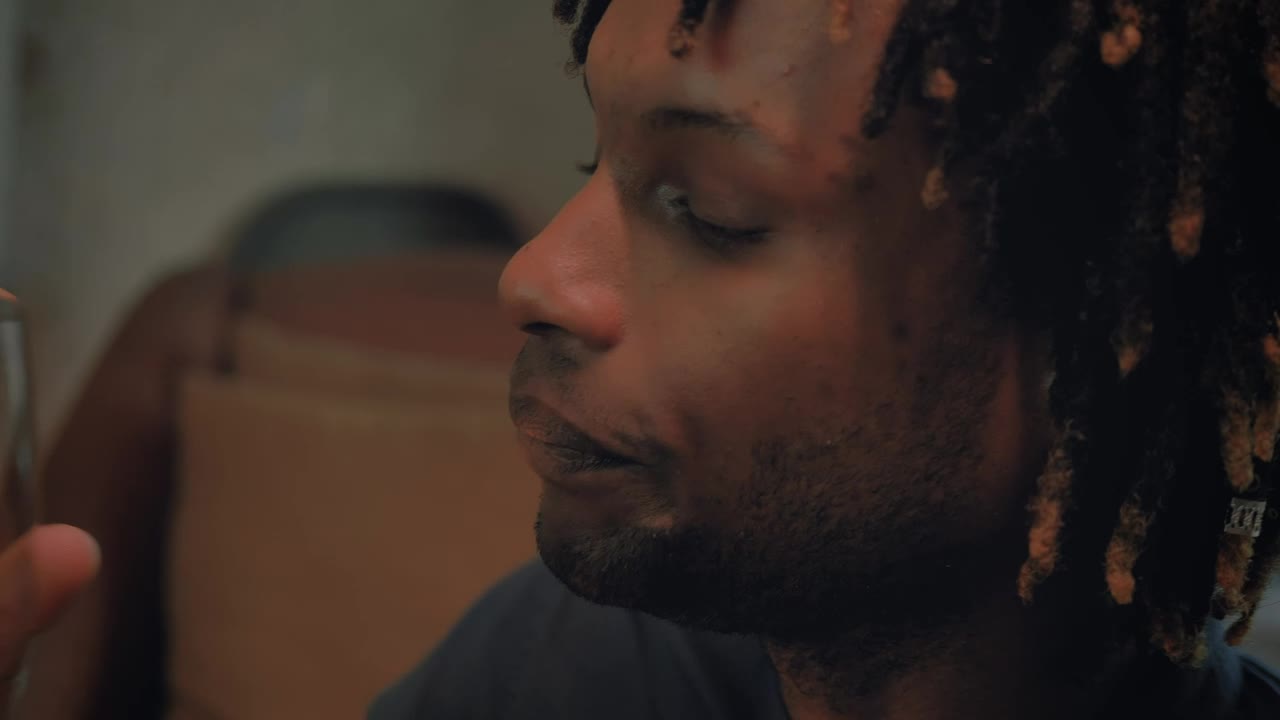 Free Stock Video Young Man Drinking All The Wine From A Glass Live Wallpaper