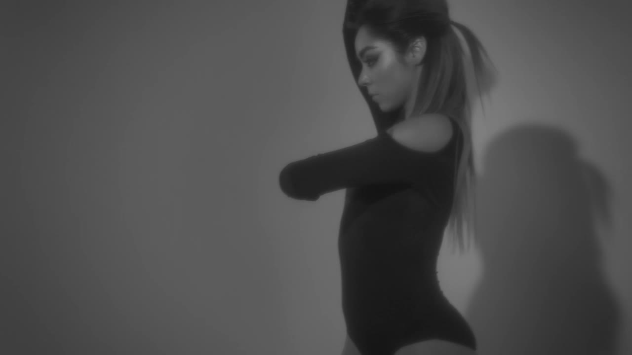 Free Stock Video Young Girl Dancing A Black And White Choreography Live Wallpaper