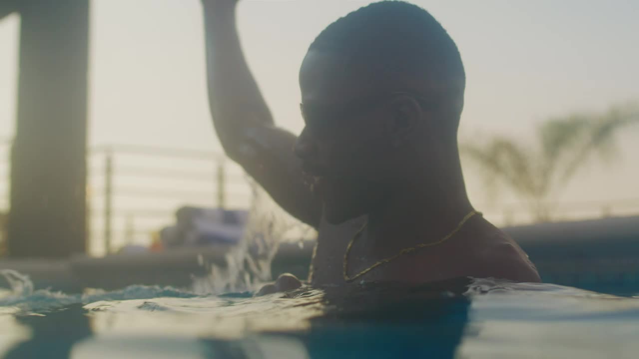 Free Stock Video Young Friends Having Fun In A Swimming Pool Live Wallpaper