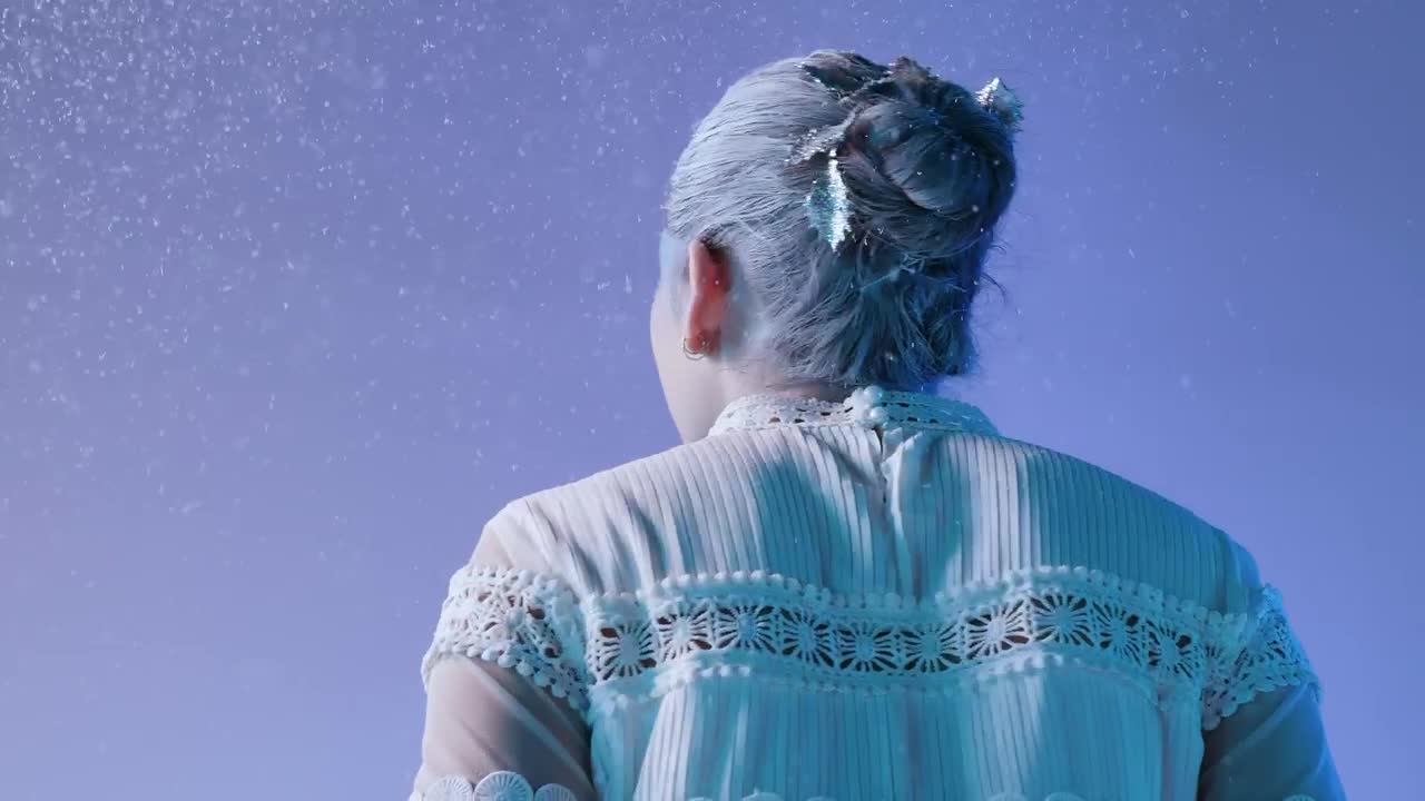 Free Stock Video Young Fashion Model While Snowing Low Shot Live Wallpaper