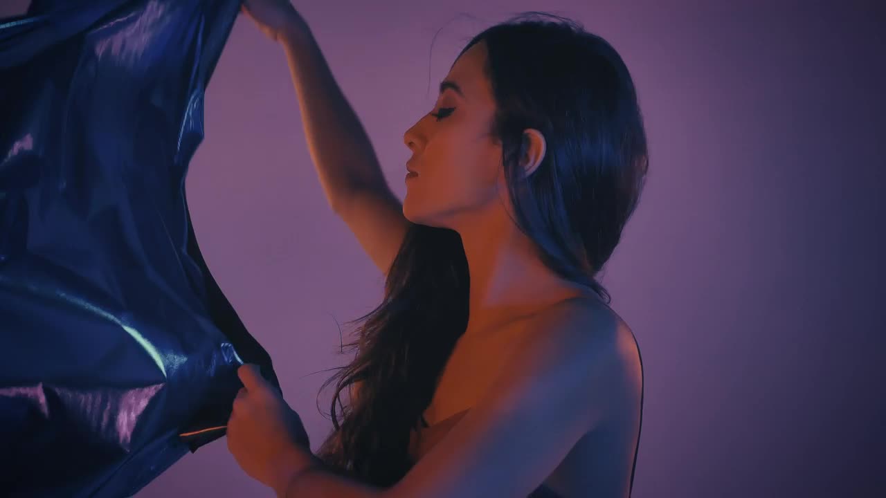 Free Stock Video Young Ballerina Spinning And Dancing In A Dark Place Live Wallpaper