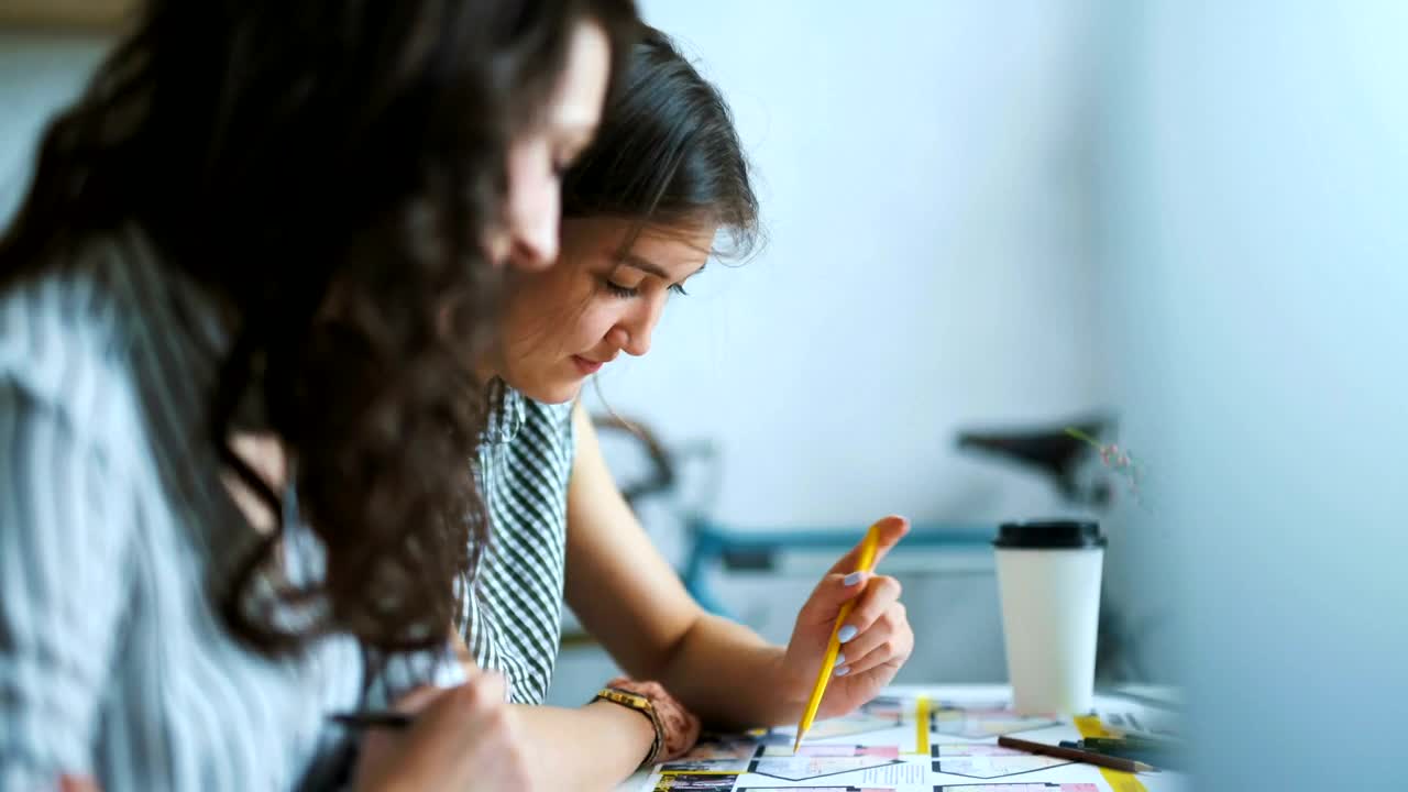 Free Stock Video Young Architects Discussing About A Blueprint Live Wallpaper