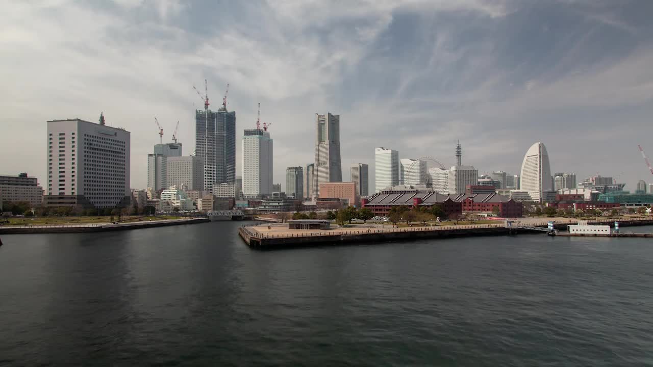 Free Stock Video Yokohama Skyline And Harbor Live Wallpaper