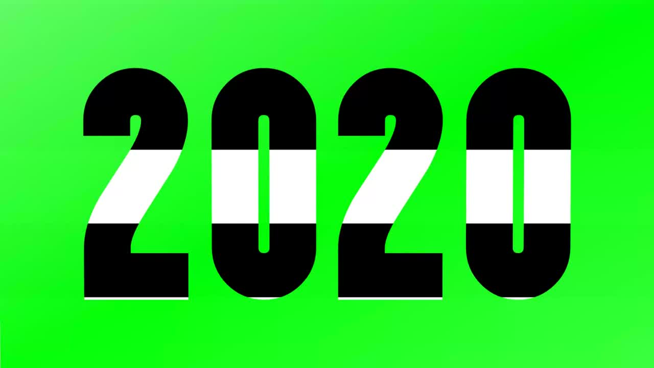 Free Stock Video Year Numbers On Green Screen Live Wallpaper