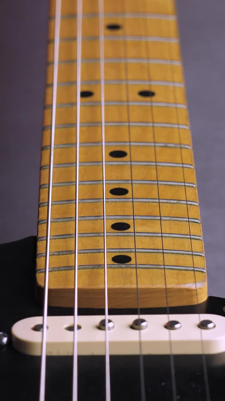 Free Stock Video Wooden Neck Of An Electric Guitar Live Wallpaper