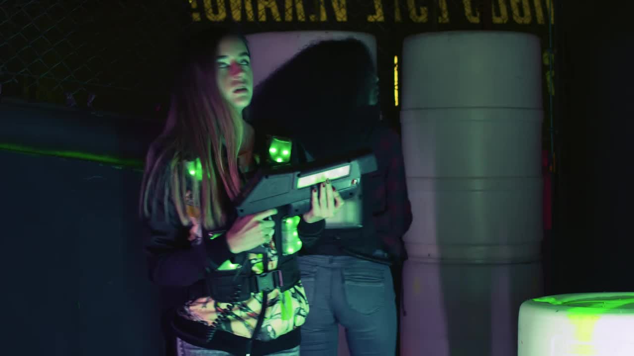 Free Stock Video Womens Team Playing Laser Tag Live Wallpaper