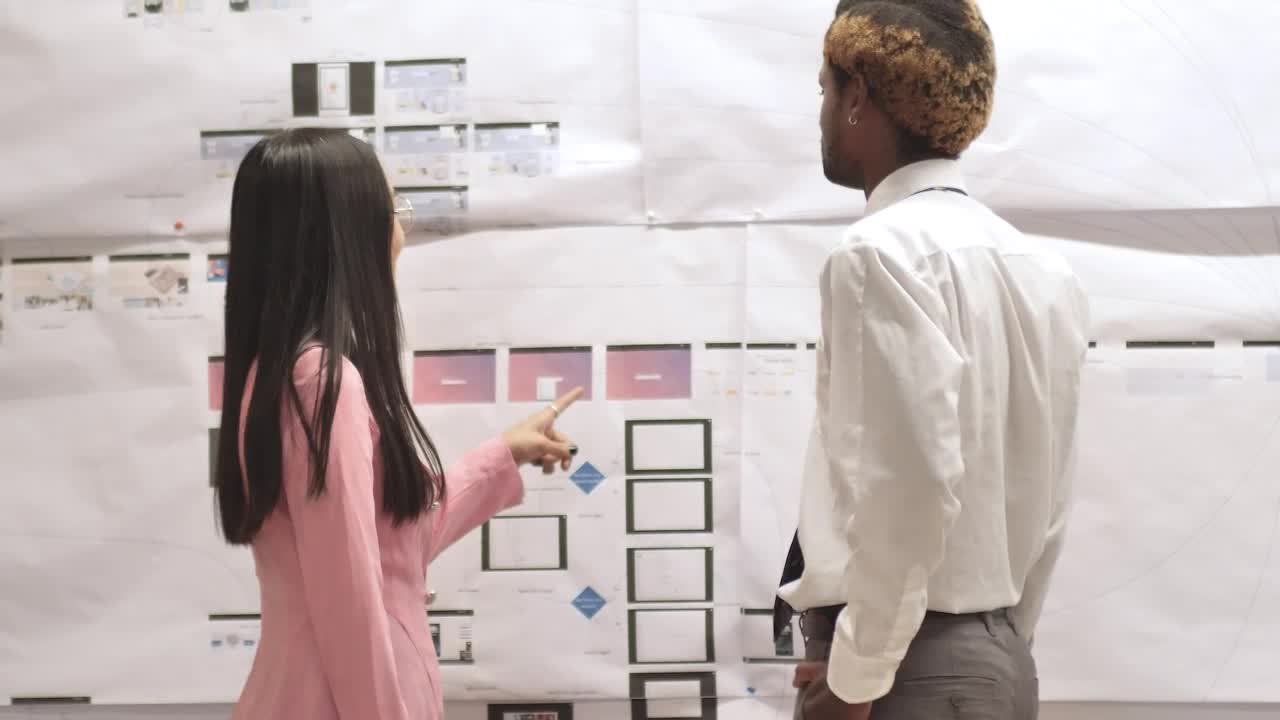 Free Stock Video Woman In A Suit Approves The Work Of Her Office Live Wallpaper