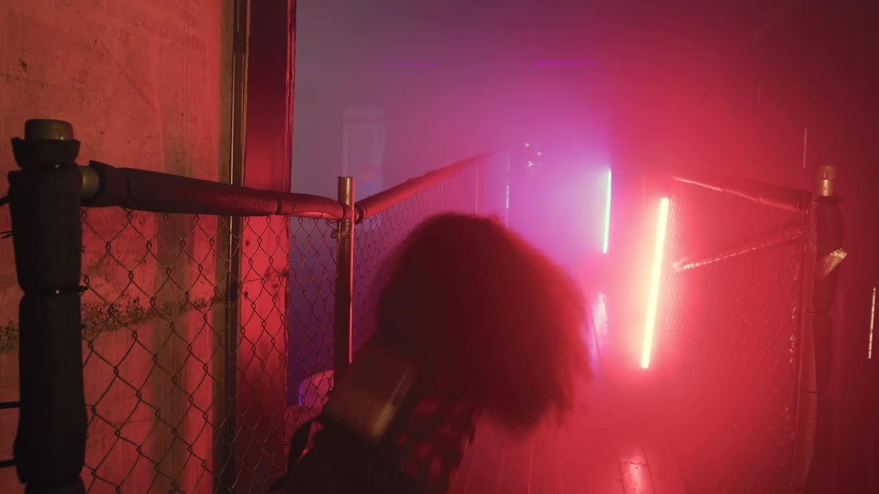 Free Stock Video Woman Hiding In A Laser Tag Battle Live Wallpaper