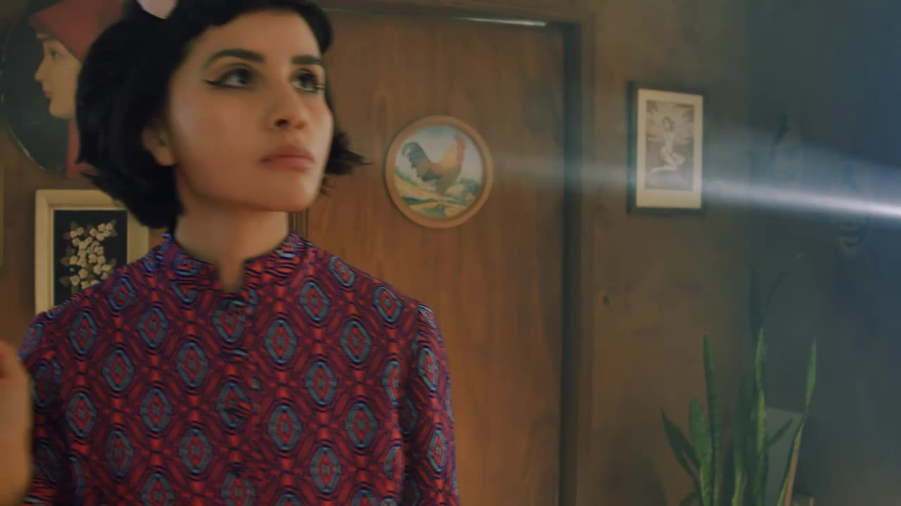 Free Stock Video Woman Dancing While Is Smoking Live Wallpaper