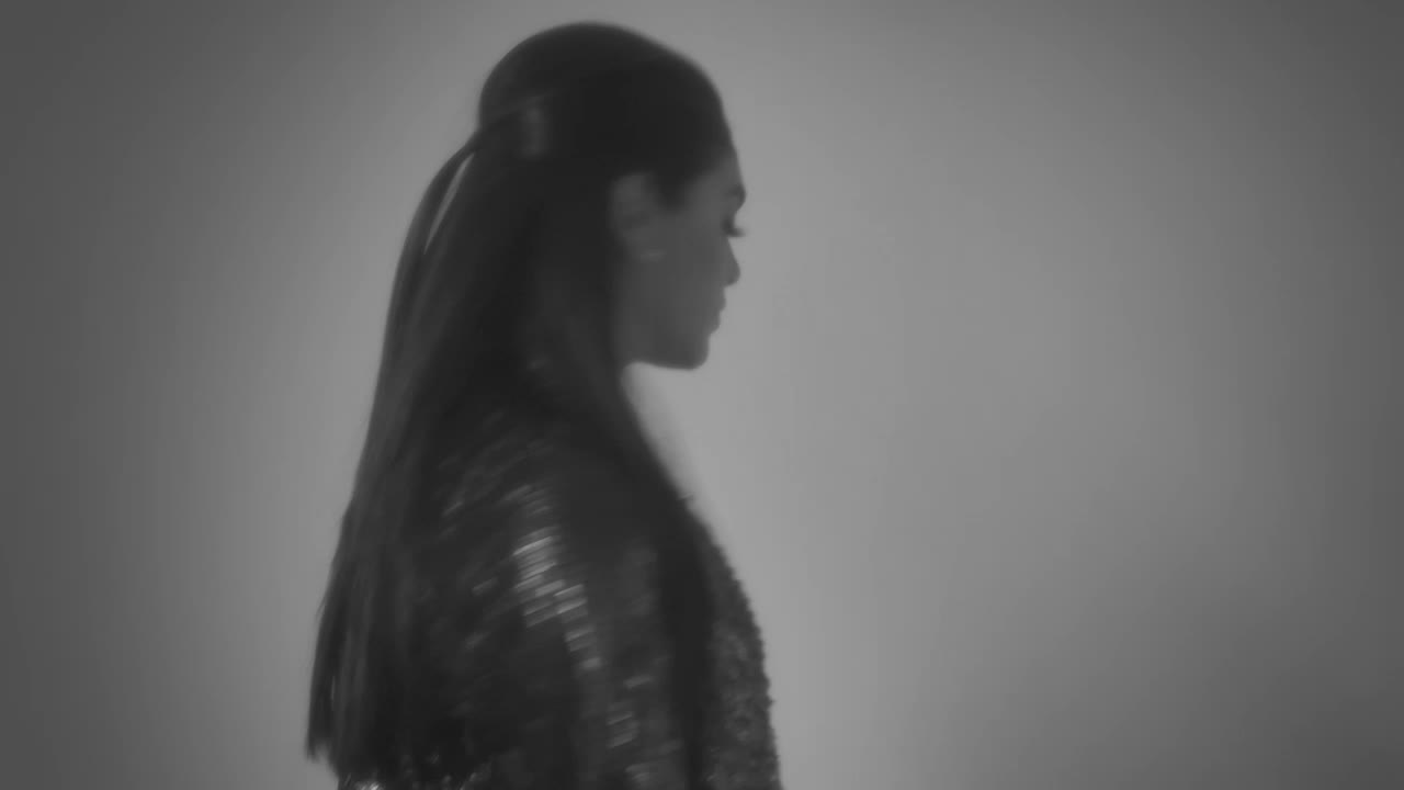 Free Stock Video Woman Dancing Contemporary Dance In Black And White Live Wallpaper