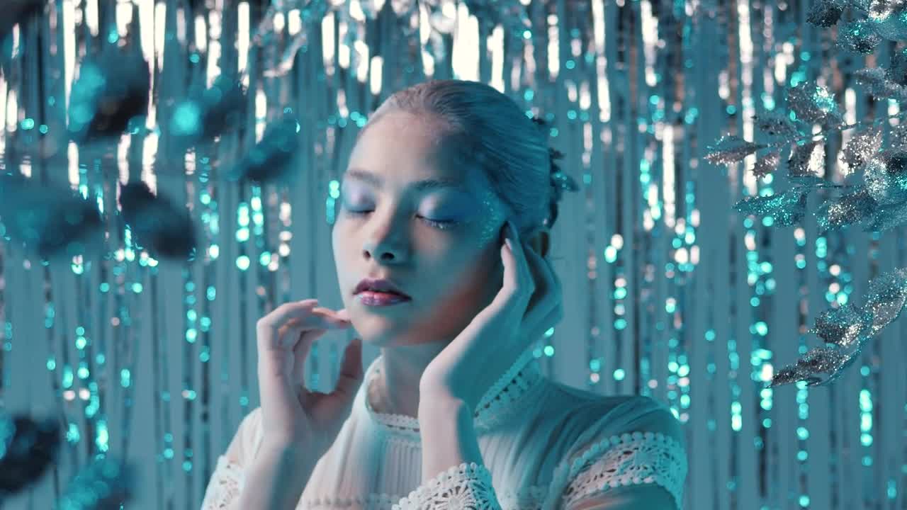 Free Stock Video Winter Makeup Of A Model Live Wallpaper