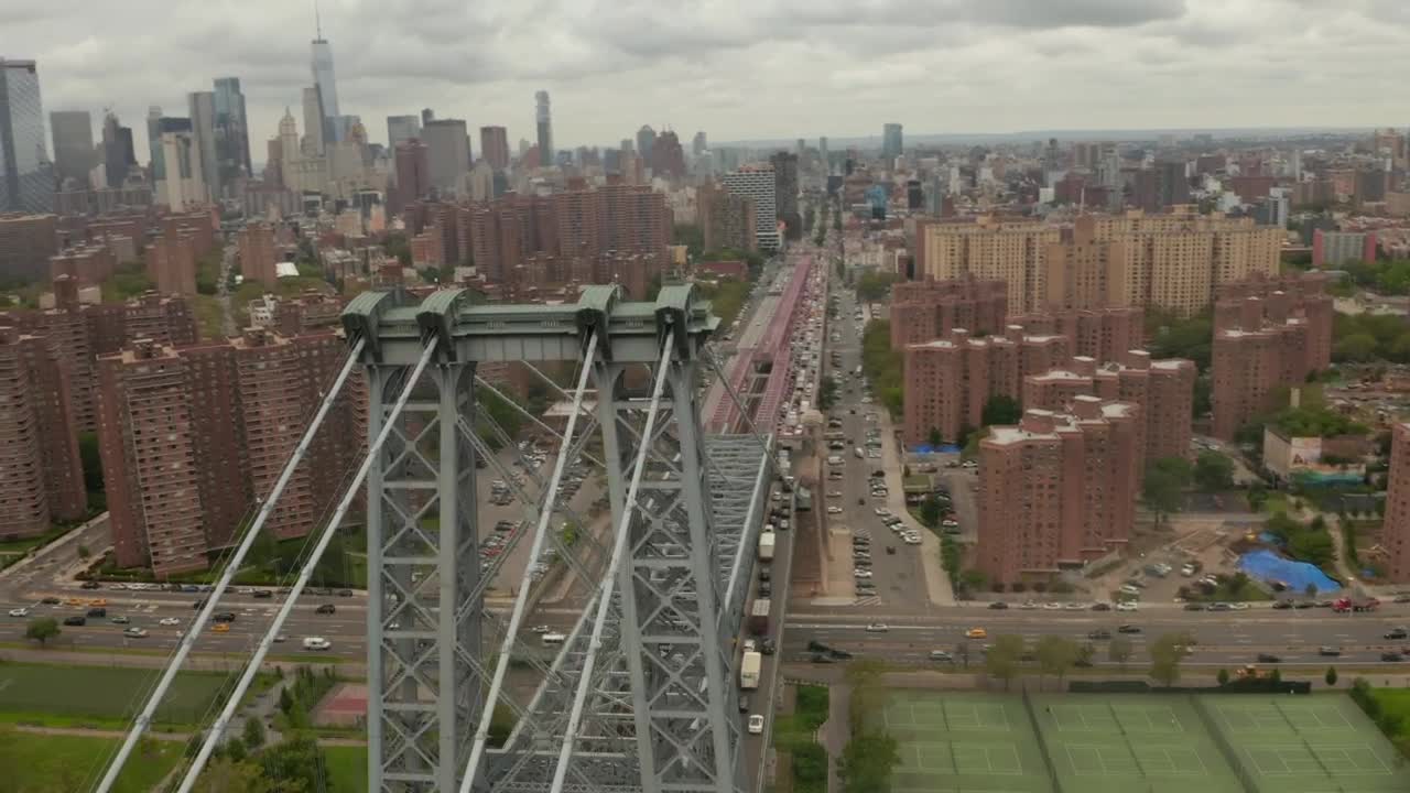 Free Stock Video Williamsburg Subway Train Bridge Structure Live Wallpaper