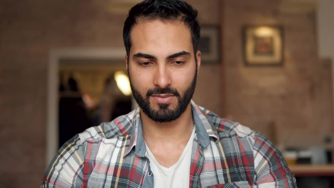   Stock Footage Winning Man On Laptop Leans Back And Smiles Live Wallpaper