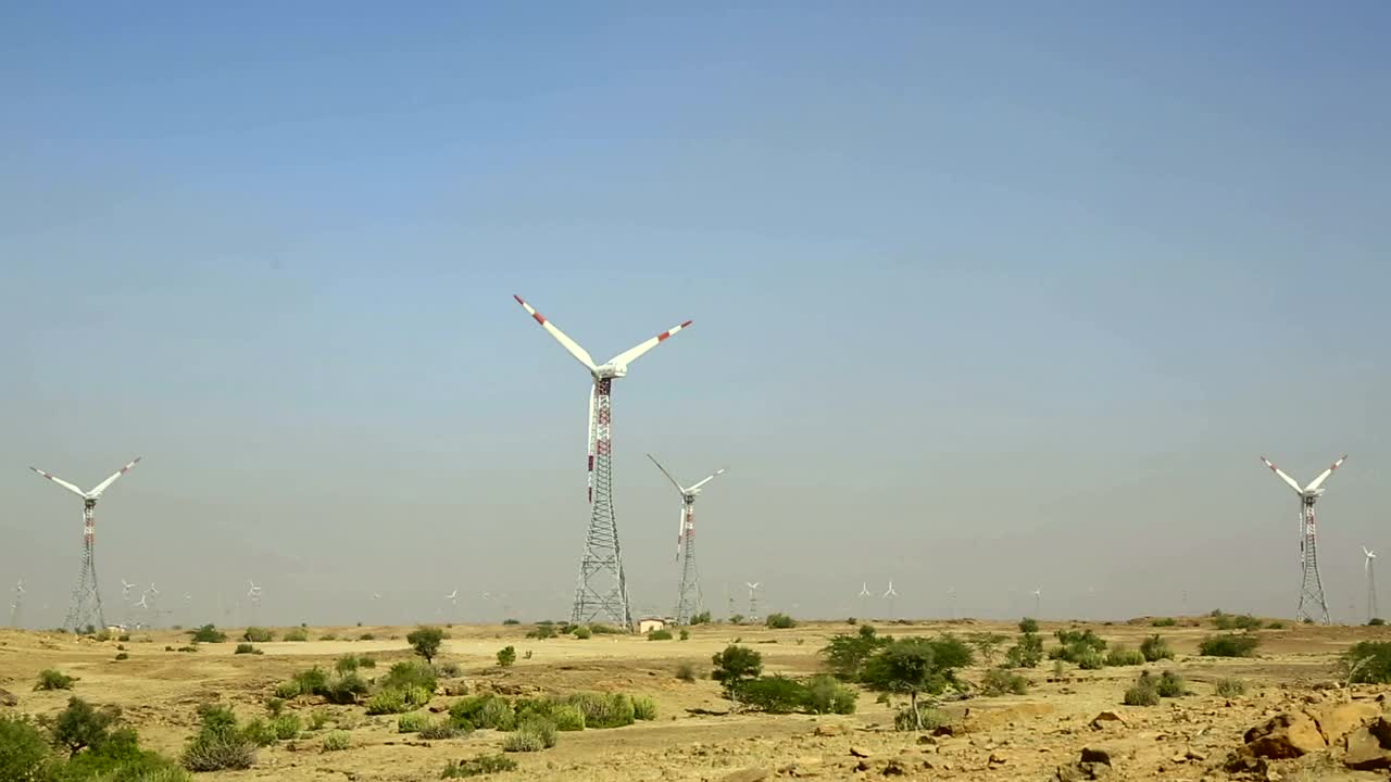   Stock Footage Windmills Moving In The Countryside Live Wallpaper