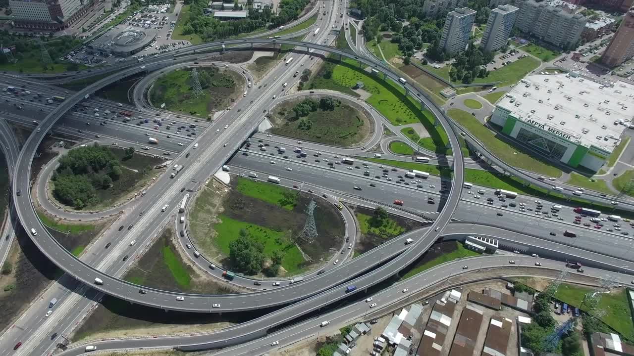   Stock Footage Winding Roads In A City Live Wallpaper