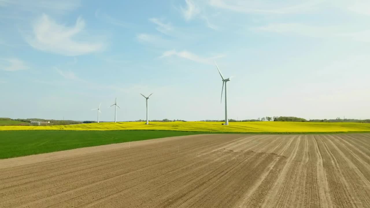   Stock Footage Wind Turbines On The Horizon Live Wallpaper