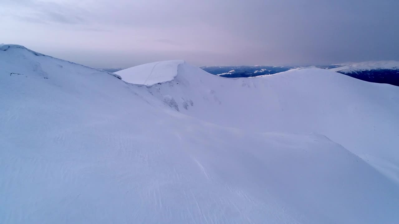   Stock Footage White Snowy Mountains Aerial Shot Live Wallpaper