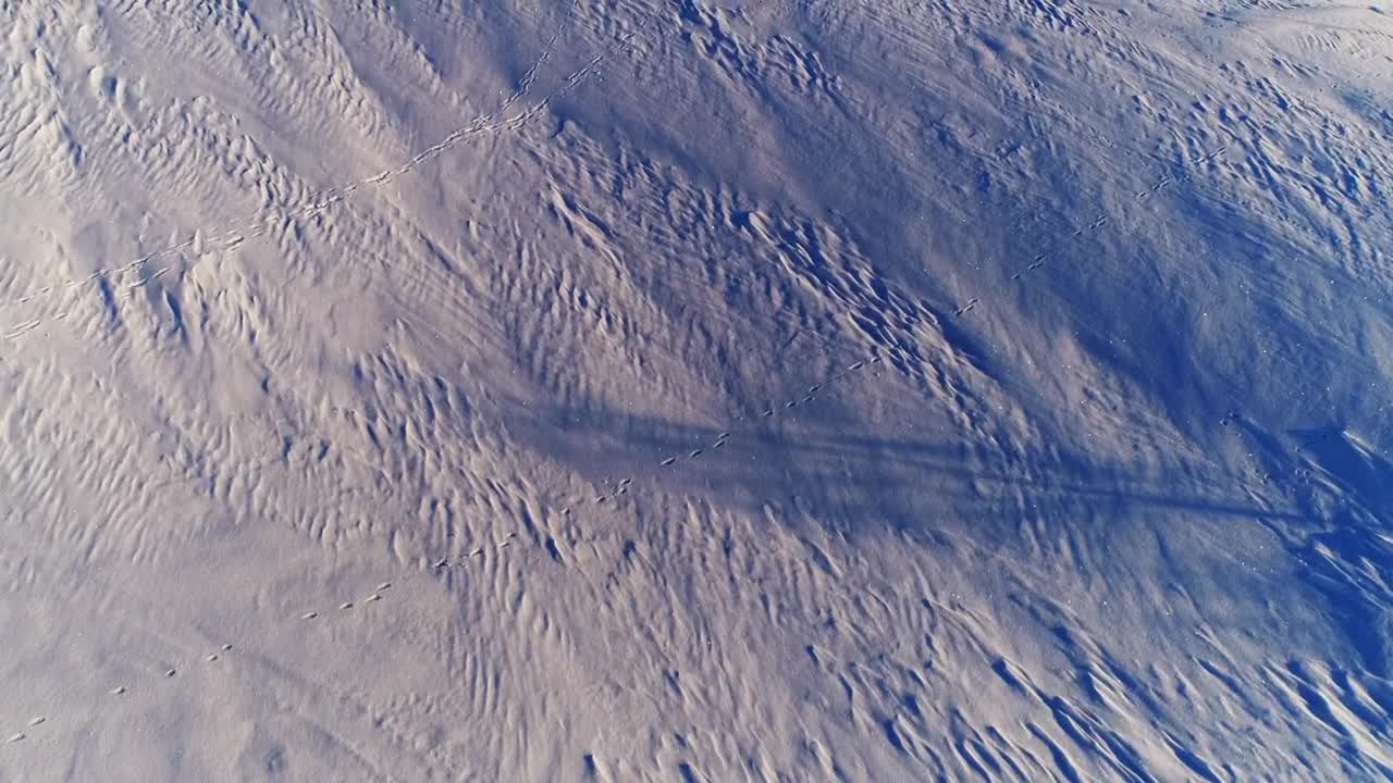   Stock Footage White Snow Texture Aerial Shot Live Wallpaper