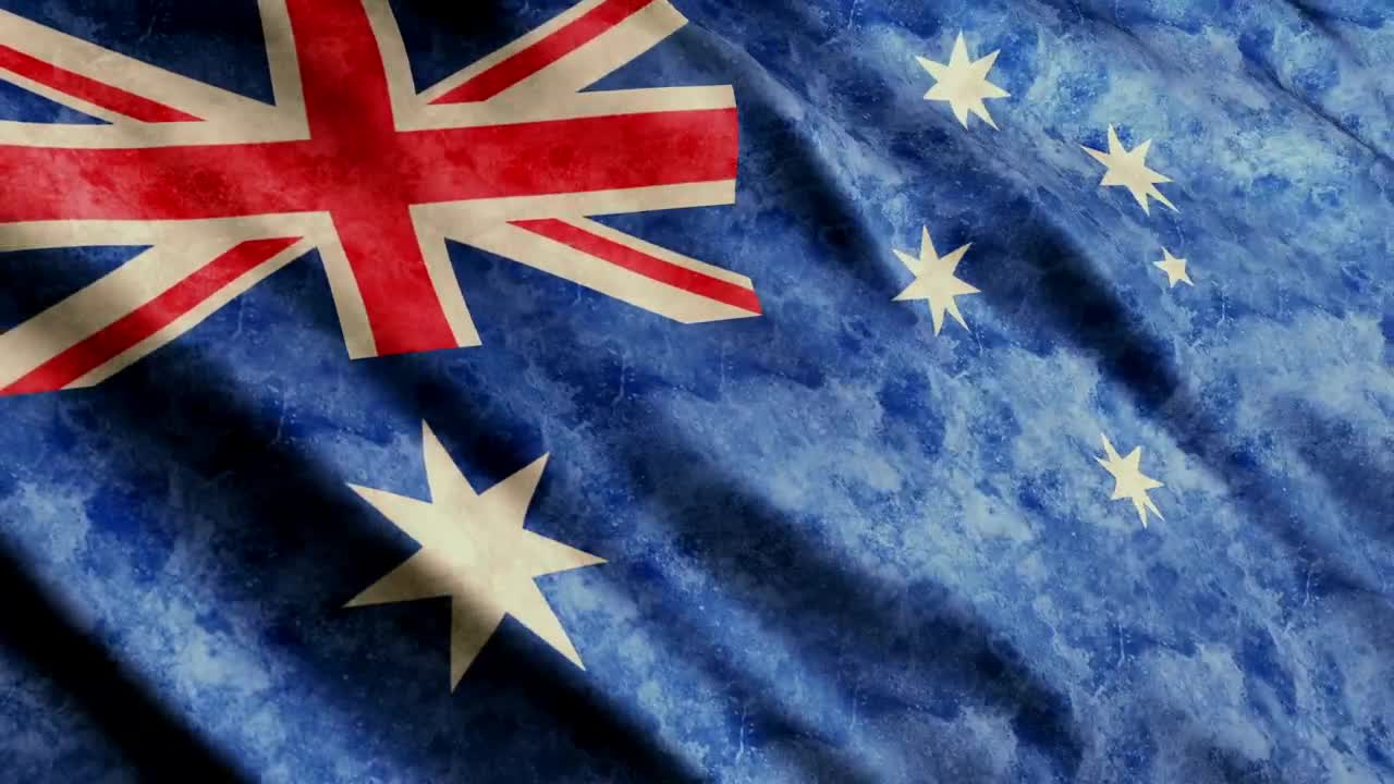   Stock Footage Waving Australia Flag Live Wallpaper
