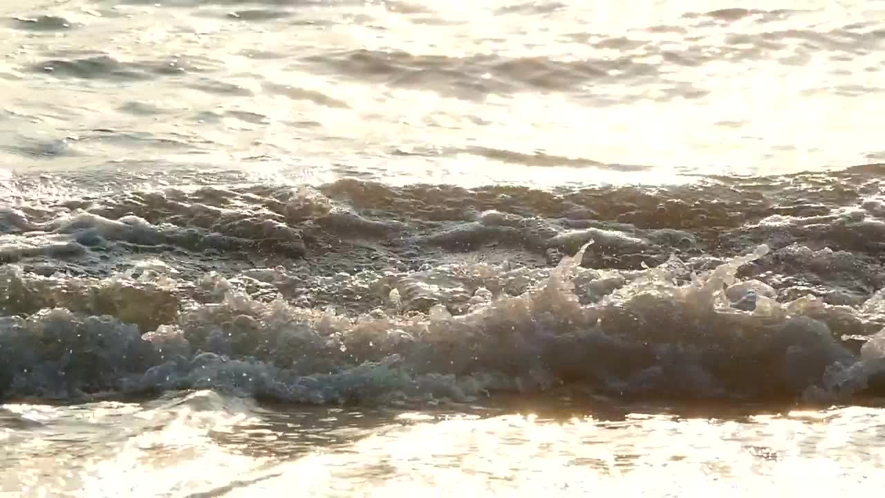   Stock Footage Waves Creating Foam At The Coast Live Wallpaper