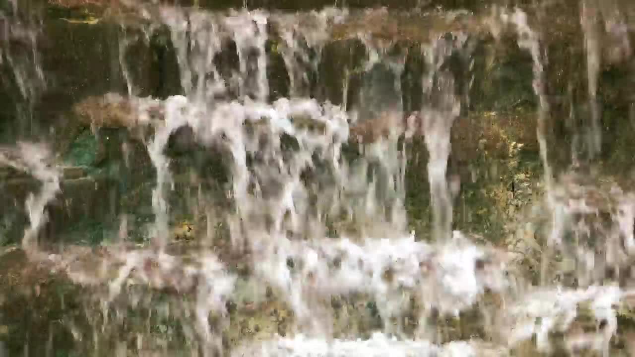  Stock Footage Waterfall On Stone Steps Live Wallpaper