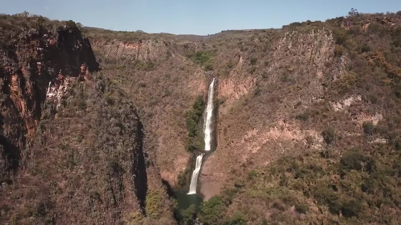   Stock Footage Waterfall Landing In A Small Body Of Water Live Wallpaper