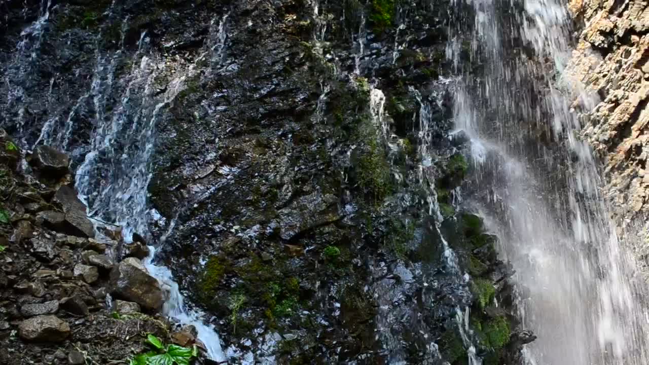   Stock Footage Water Tumbling Down Rocks Live Wallpaper