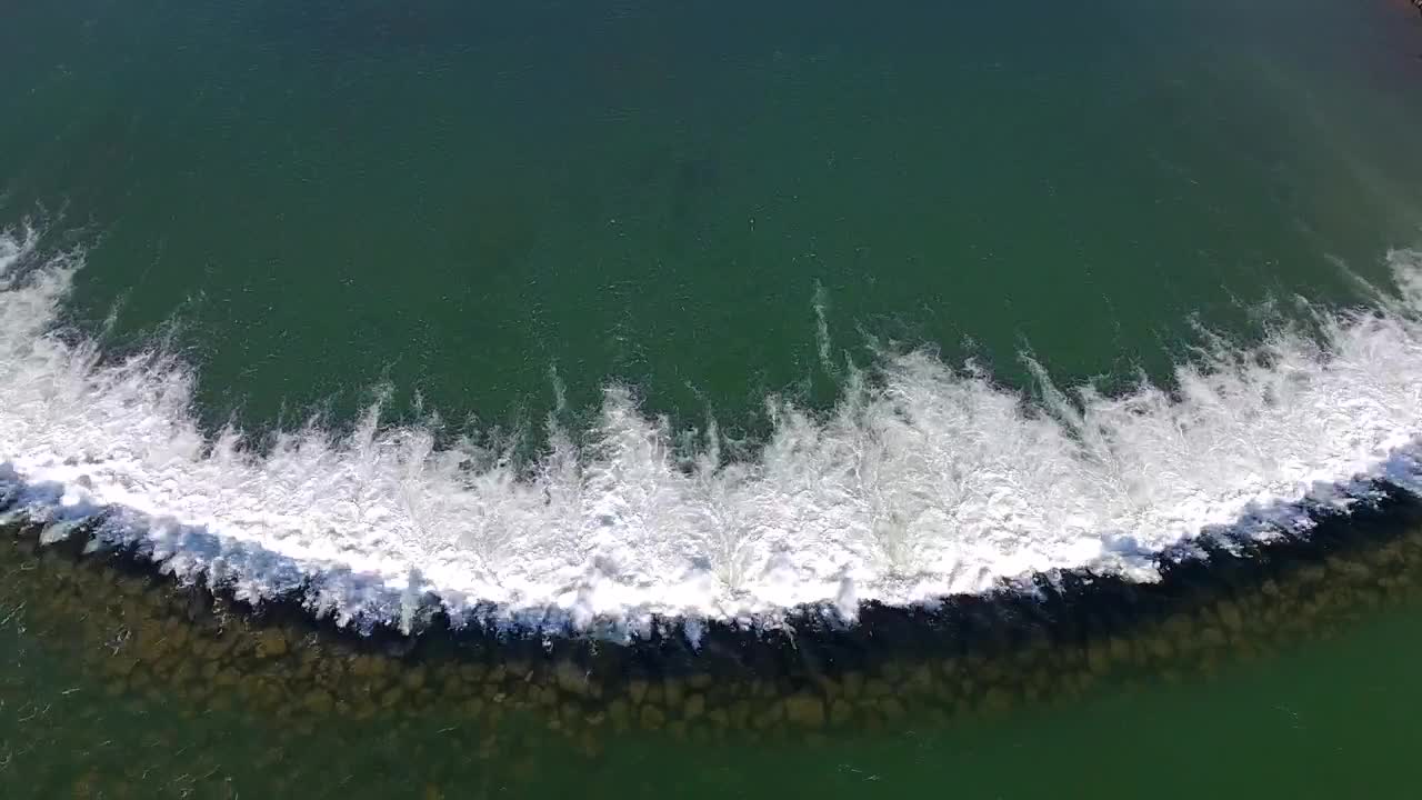   Stock Footage Water Flowing Through The Dam Live Wallpaper