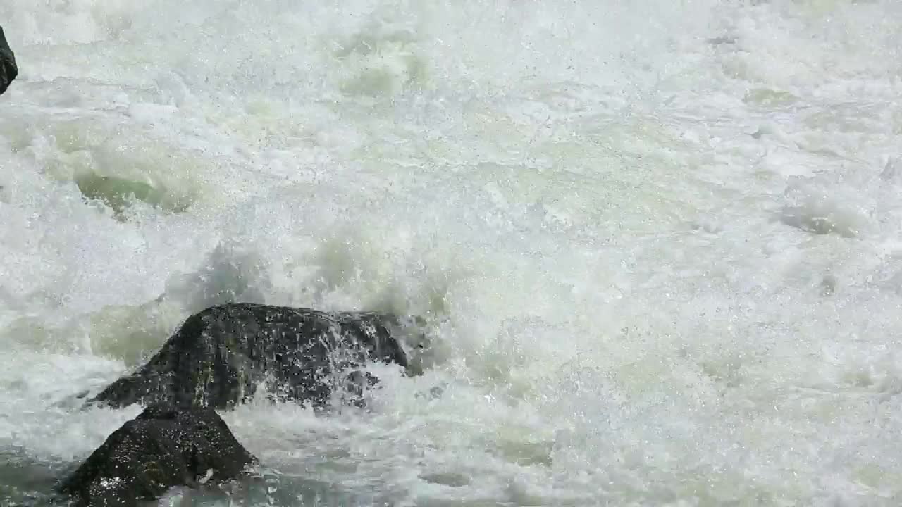   Stock Footage Water Flowing Over The Rocks Live Wallpaper