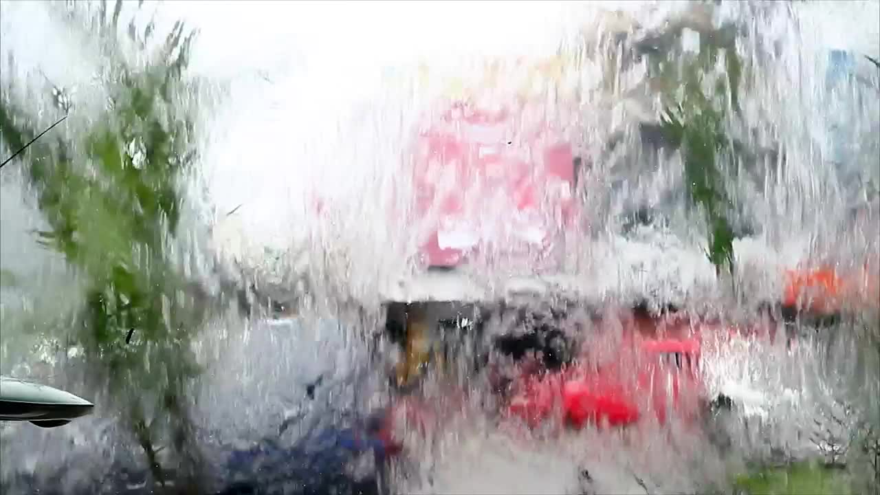   Stock Footage Water Flowing Down A Window Live Wallpaper