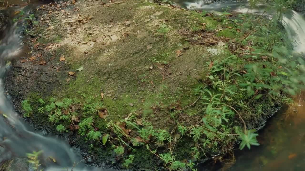  Stock Footage Water Flowing Between Rocks Live Wallpaper